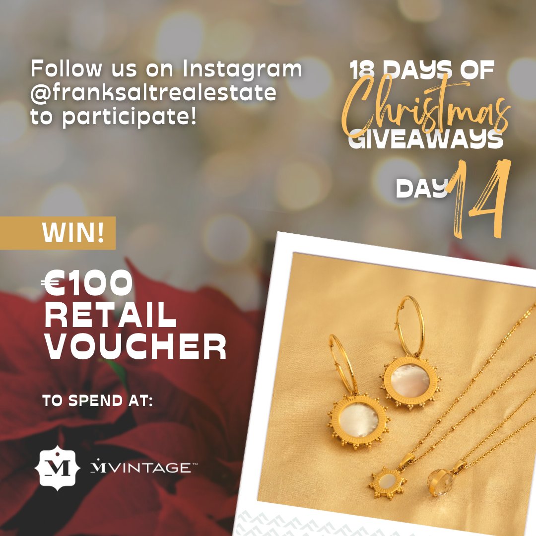 Our 18 Days of GIVEAWAYS are in full-swing! 🤩 Don't miss out on on winning 3 €100 vouchers to spend at:
1) Promod / Lipsy London / Jules / Matalan 👠
2) M·A·C Cosmetics 💄 and
3) Mvintage 🎁
Visit our Instagram to participate! 👇
instagram.com/franksaltreale…
#Giveaway #Malta #win