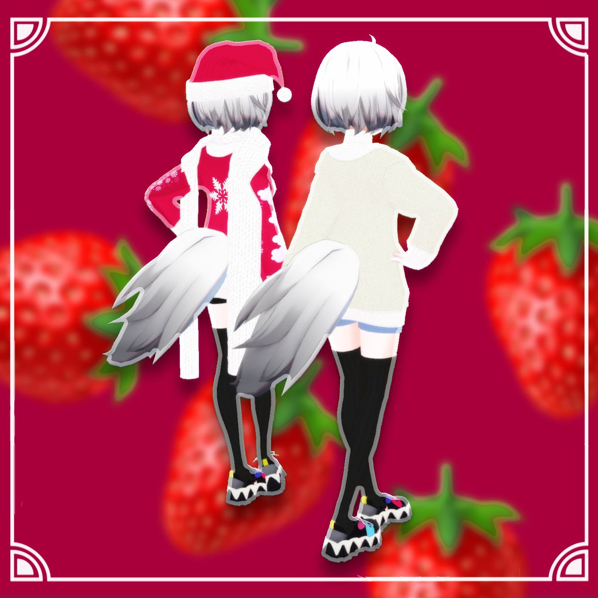 IchigoVR's tweet photo. ASHアバター用冬服「アッシュ」 | イチゴIchigo https://t.co/OXCMKrKQgl #booth_pm #VRChat https://t.co/d7AnRPCvat