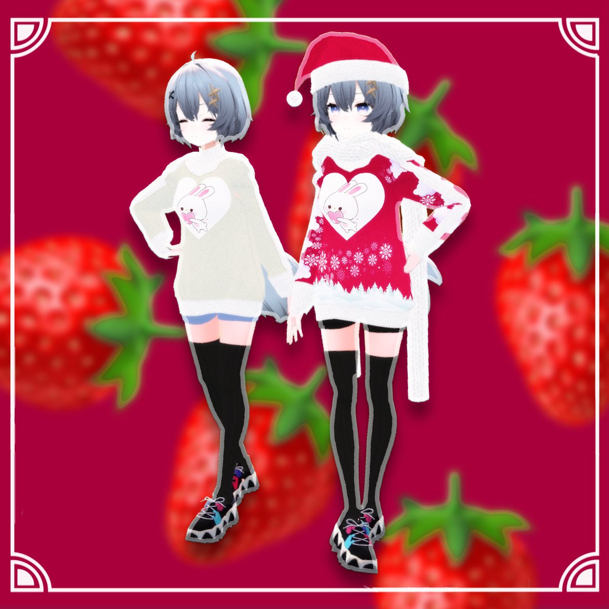 IchigoVR's tweet photo. ASHアバター用冬服「アッシュ」 | イチゴIchigo https://t.co/OXCMKrKQgl #booth_pm #VRChat https://t.co/d7AnRPCvat