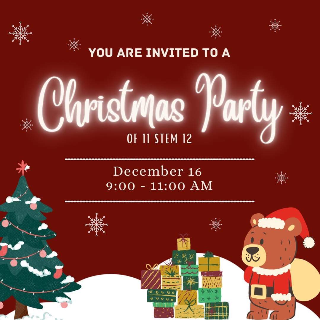 stemdose23's tweet photo. It’s beginning to look a lot like Christmas?! 🎄

What’s up STEMDOSE! Join us as we indulge in the holidays szn together! 😝 Rest assured that you’ll experience a DOSE of fun for this year’s party. The more the MERRIER !! 🤩🥰🤩🥰

#stemDOSEParty #PaskoWithStem12 https://t.co/oP2ijhq52j