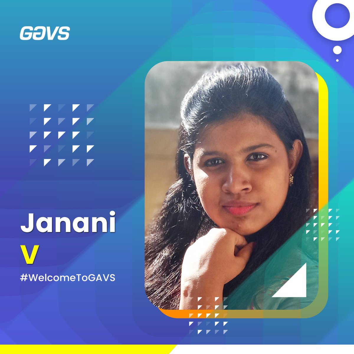 insideneurealm's tweet photo. Welcome to GAVS, Janani. We're glad to have you onboard!
#GAVSian #WelcomeToGAVS #SenseOfPurpose #IAmValued https://t.co/oU7COJnPI7