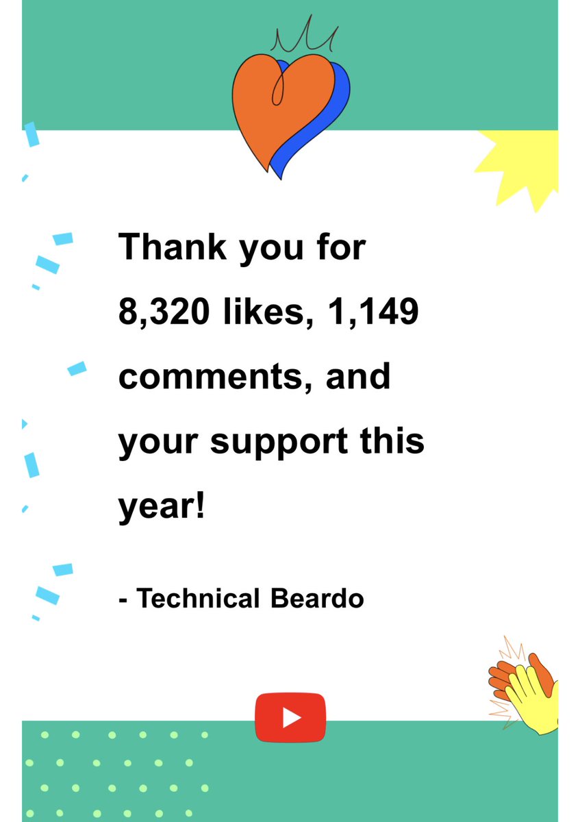 TechnicalBeardo's tweet image. Thank You All for the Love &amp;amp; Support ❤️ 
Will be working hard in coming 2022 &amp;amp; create &amp;amp; deliver some great content with consistency…
.
@YouTubeIndia @YouTubeCreators @TeamYouTube #YouTube #technicalbeardo