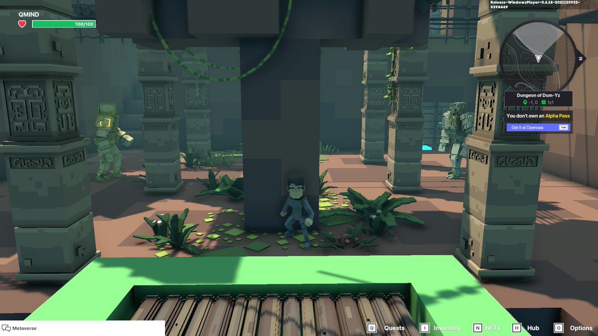 PinyapatMind's tweet photo. @TheSandboxGame there are 2 golems! https://t.co/80MJylBnFR