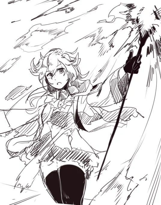 エイヤたゃ昇進2で悪魔の力身に付けたらくがき 