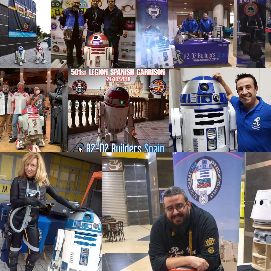 R2BuildersSpain's tweet photo. Hoy es nuestro aniversario tal dia como hoy, creamos nuestra web para reunir a los constructores de R2-D2 y otras unidades Droides de España, llevamos muchas misiones, muchos Droides construidos y amigos
#r2d2buildersclub #r2d2builders #r2d2buildersspain #mousebuildersspain https://t.co/zWd9hNh5hd