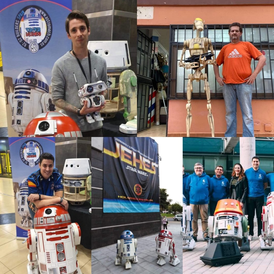 R2BuildersSpain's tweet photo. Hoy es nuestro aniversario tal dia como hoy, creamos nuestra web para reunir a los constructores de R2-D2 y otras unidades Droides de España, llevamos muchas misiones, muchos Droides construidos y amigos
#r2d2buildersclub #r2d2builders #r2d2buildersspain #mousebuildersspain https://t.co/zWd9hNh5hd