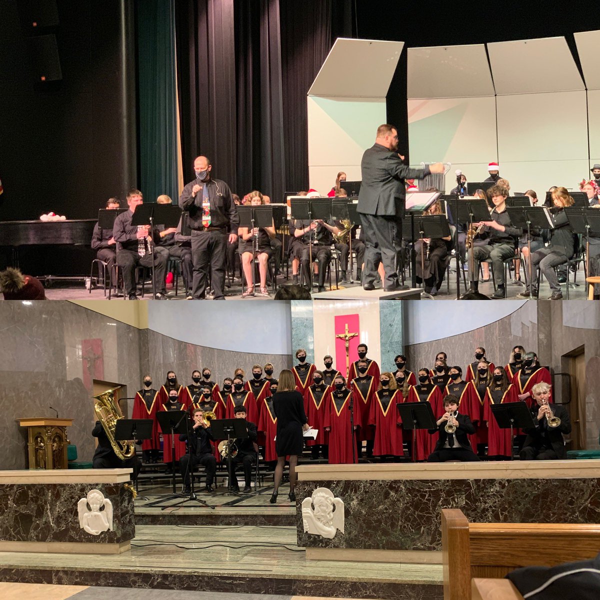 Our amazing performing arts department teachers’ hard work paid off - the students performed so beautifully that my heart was cleansed 2 nights in a row!  Thank you <a href="/srhs_choirs/">Southridge Choirs</a> <a href="/SRHS_theatre/">Southridge Theatre</a> and SRHS band - you make me proud to be a Skyhawk. <a href="/SRHS_Skyhawks/">Hawk Talk</a>