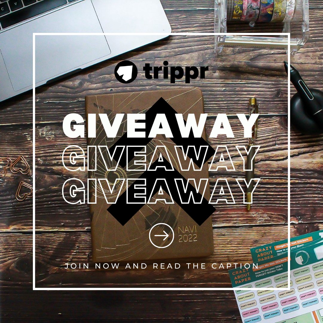 TripprTravelNow's tweet photo. We’re kicking off the last days of 2021 with an exciting #giveaway for all of you! 🙌🤩

We're giving away 2022 Travel Planners to 25 LUCKY WINNERS! ✨

Check out the full mechanics here: https://t.co/ia2QcBXiem https://t.co/08cVjxpnEi