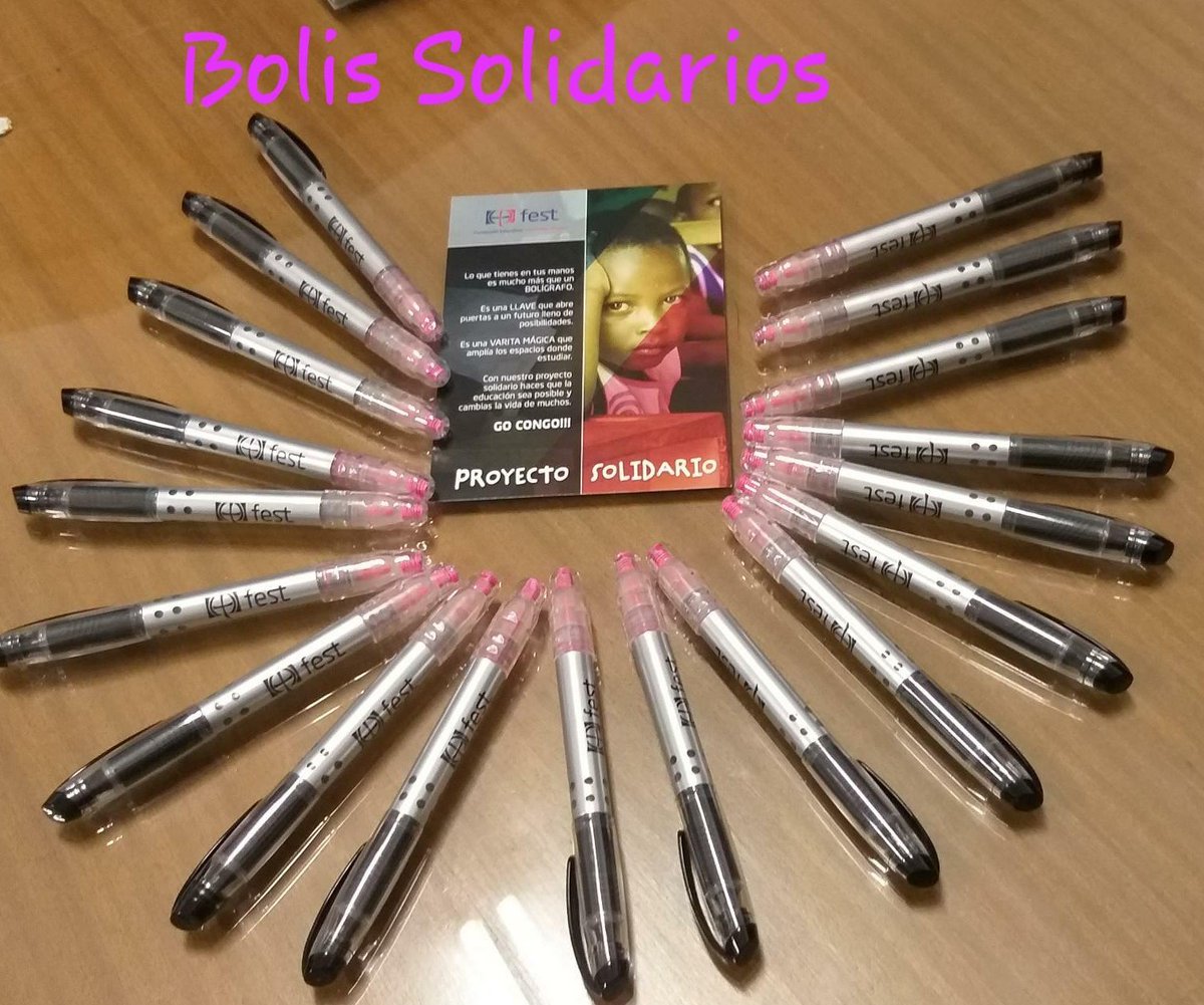 CBeaterioFEST's tweet photo. Colaboramos con el Proyecto Solidario de @centrosfest a través de la iniciativa de los bolis solidarios #somosfest #go #goCongo https://t.co/vDh7Xxhiib