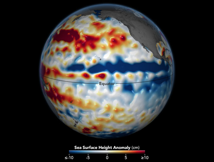 VagariesWeather's tweet photo. For the second year in a row, #LaNina which is the cooler sister to El Niño showed up  in the Eastern Pacific. 
La Niña is expected to stick around until at least spring 2022 in the Northern Hemisphere.

1st Dec image https://t.co/UhfRhd1SbA