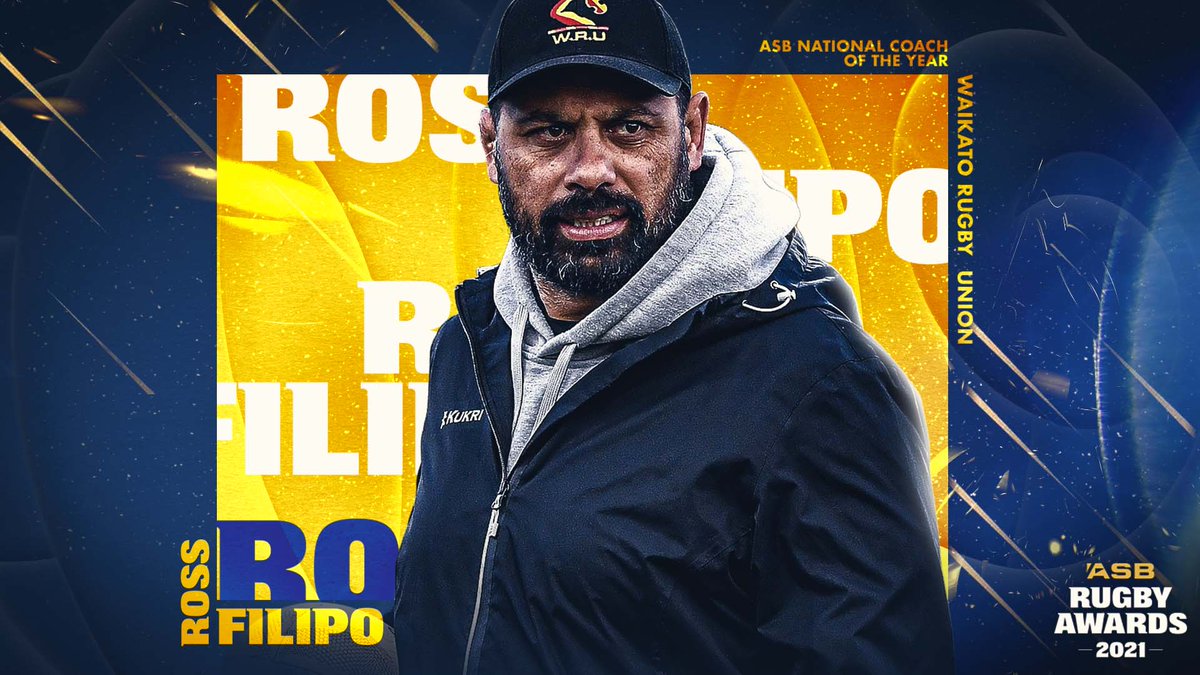 HiluxNPC's tweet photo. He led @WaikatoRugby to glory in 2021 and is deservedly your ASB National Coach of the Year. Congrats @Floss10Seventy! 

#ASBRugbyAwards https://t.co/ryWwQAE6Sd