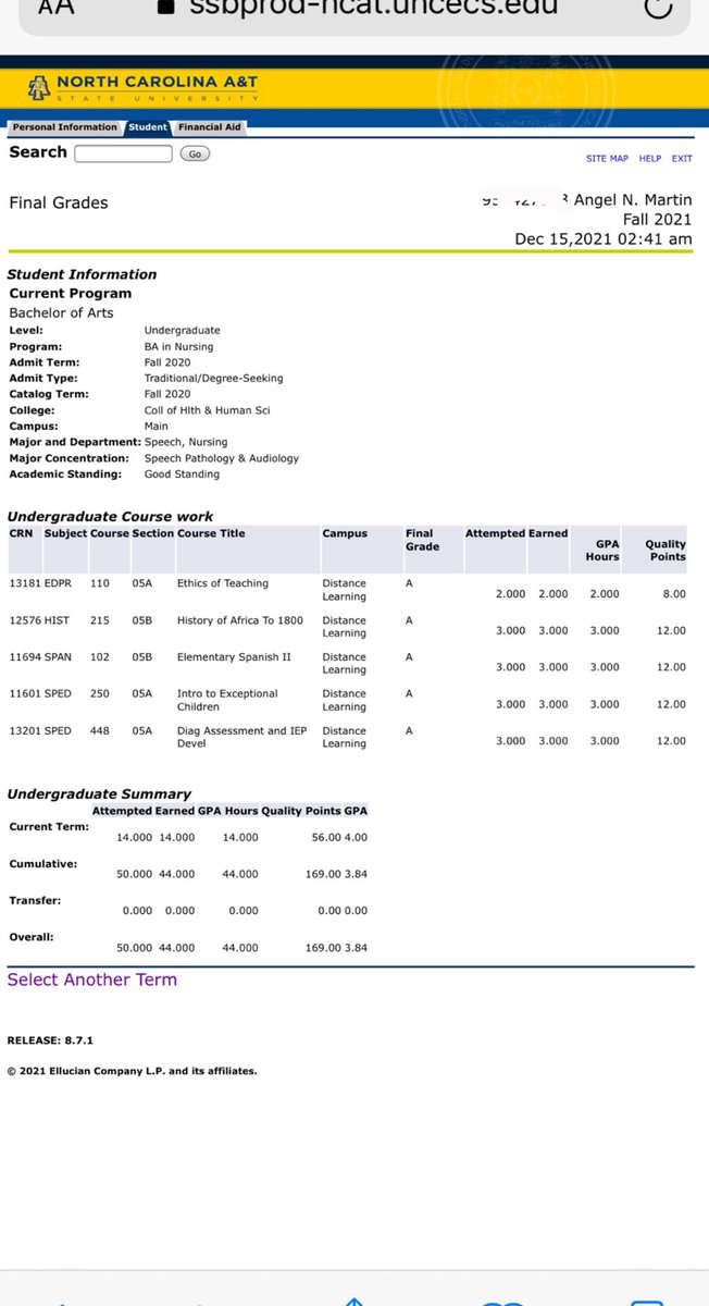 AngelMartinBoo's tweet image. &amp;amp; I did what I said I was gonna do !! 4.0 season I’m coming 💙💙 ! #ncat