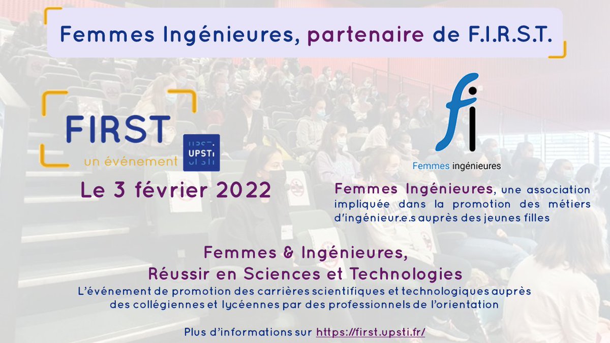 RDV le 03/02 pour l'opération FIRST de <a href="/upstifr/">UPSTI</a>

➡️Vous souhaitez partager votre expérience à des étudiant.e.s aux carrières scientifiques et technologiques?

➡️Inscrivez-vous dans l'un des établissements participants près de chez vous

swll.to/wvf1Q