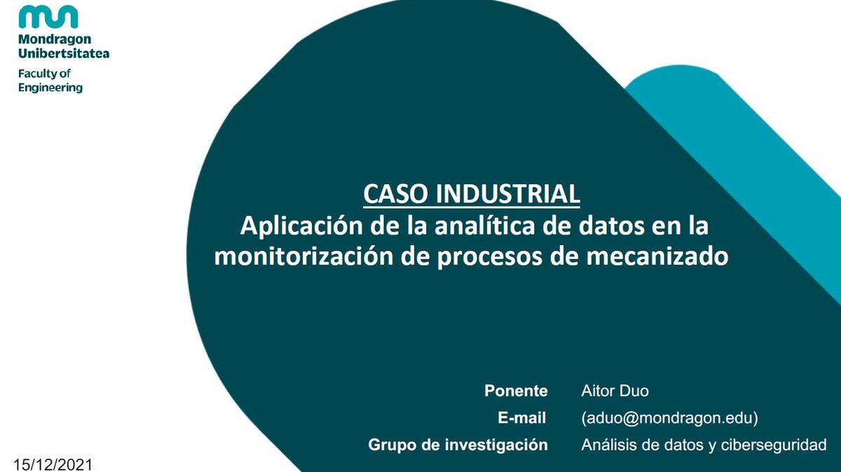 samtrial's tweet photo. ANALÍTICA de DATOS en la monitorización de procesos de Mecanizado. Hoy, el el proyecto Big Data @FPeuskadi 
¡Aprendiendo colaborativamente!
@ikaslangipuzkoa @ikaslanaraba @IkaslanBizkaia @HETELFP @AiceIzea @tknika @Confebask @Innobasque @EUSKALIT @LuisSaratxaga @aarranzcad https://t.co/8f50H5oEZb