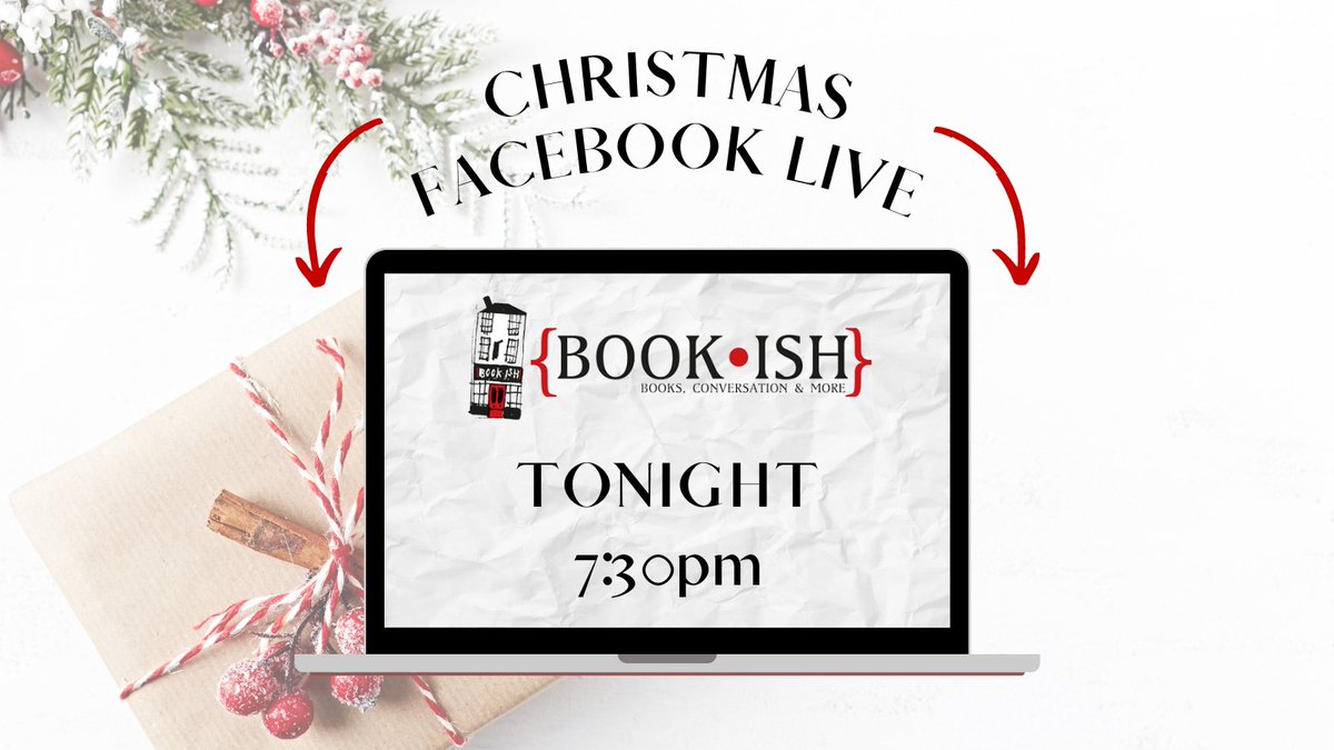 Join us tonight for our Facebook live! Meet the team, hear about our favourite 2021 books, and get a glimpse of what is coming next year 🥂
fb.me/e/2UC2hDeSU