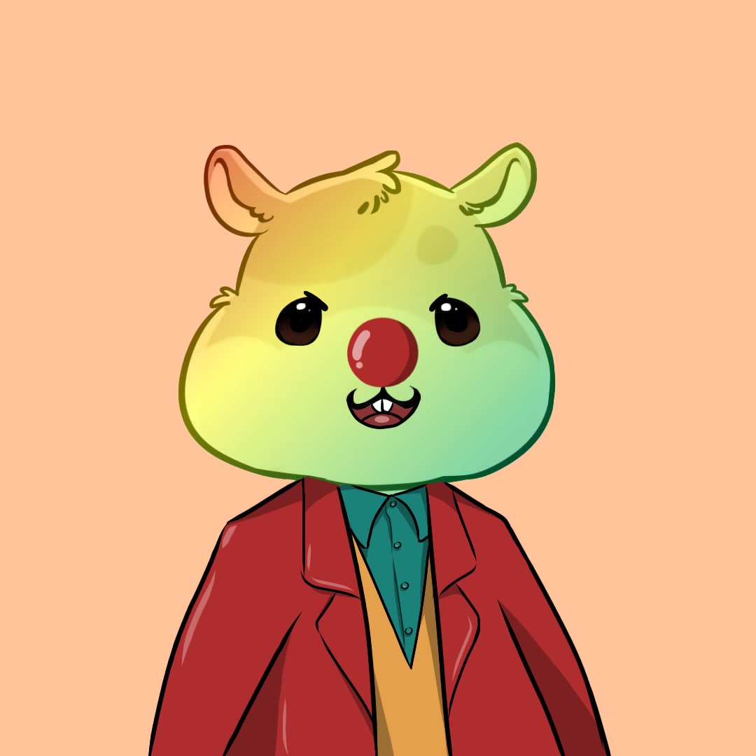 HappyHammyClub's tweet photo. We have one of our super rare Hammy's coming up within the next bunch of mints. GL

Rainbow Kelly is 1 of 5 super rare members of Happy Hammy's!!

He's looking pretty swank!!

https://t.co/Krcmo0bMni
https://t.co/y23N69Q7iF https://t.co/fXHWjysYsA