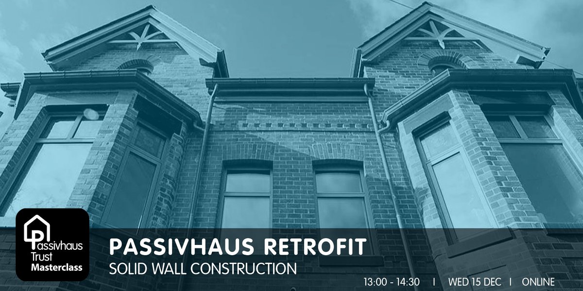 PassivhausTrust's tweet photo. This afternoon we dive into #Passivhaus #Retrofit for #SolidWall @SarahASLewis @billbutch  @Archima 
https://t.co/lVIRUPY81n
[book the full series.  5 sessions - 1 every month]

#WednesdayWisdom #BetterBuildings #EnerPHit #RetroFirst #ClimateAction #PassiveHouse #EfficiencyFirst https://t.co/AaB4YfSu6M