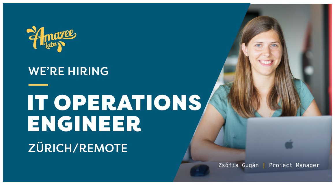 amazeelabs's tweet image. 😎Experienced in discovering the best IT Solutions for any problem? Ready for your next challenge? #WeAreHiring an #ITOperationsEngineer — apply today! 💥bit.ly/3n0Q7UE