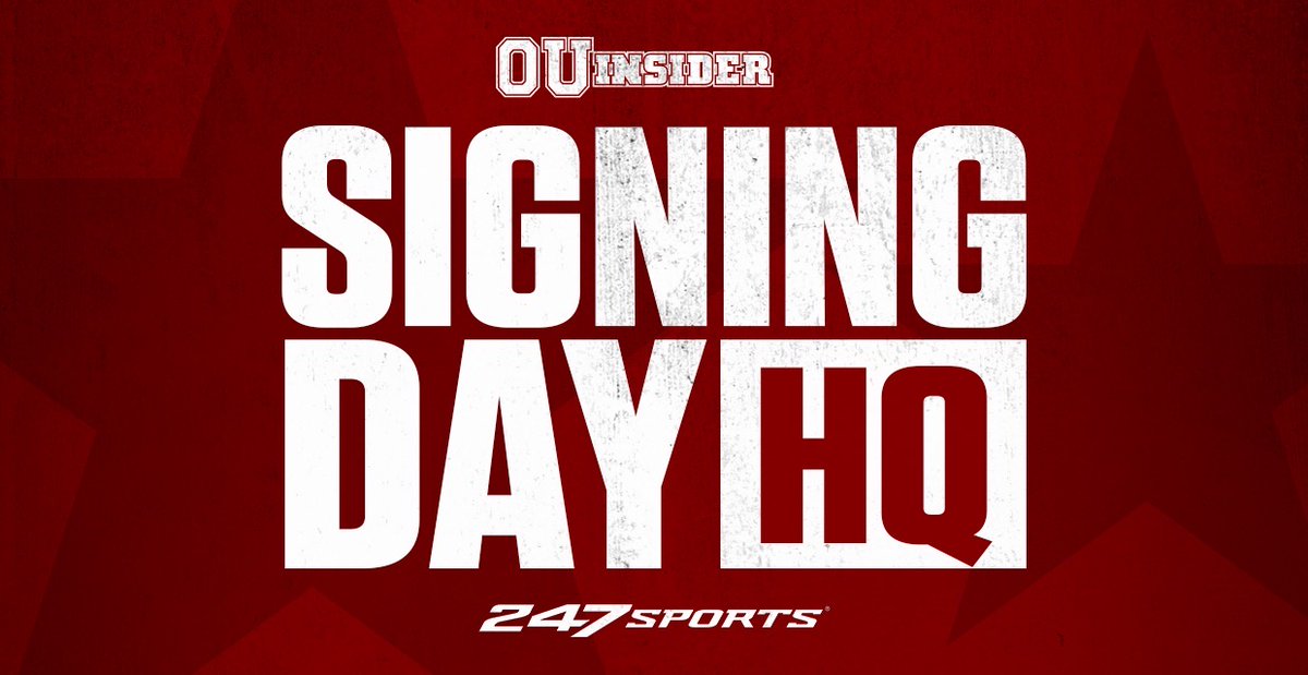 RT @joeyhelmer247: OUInsider Early Signing Period Central HQ 2021 https://t.co/7cvcLejosp #Sooners https://t.co/vF5Py4Rf4m