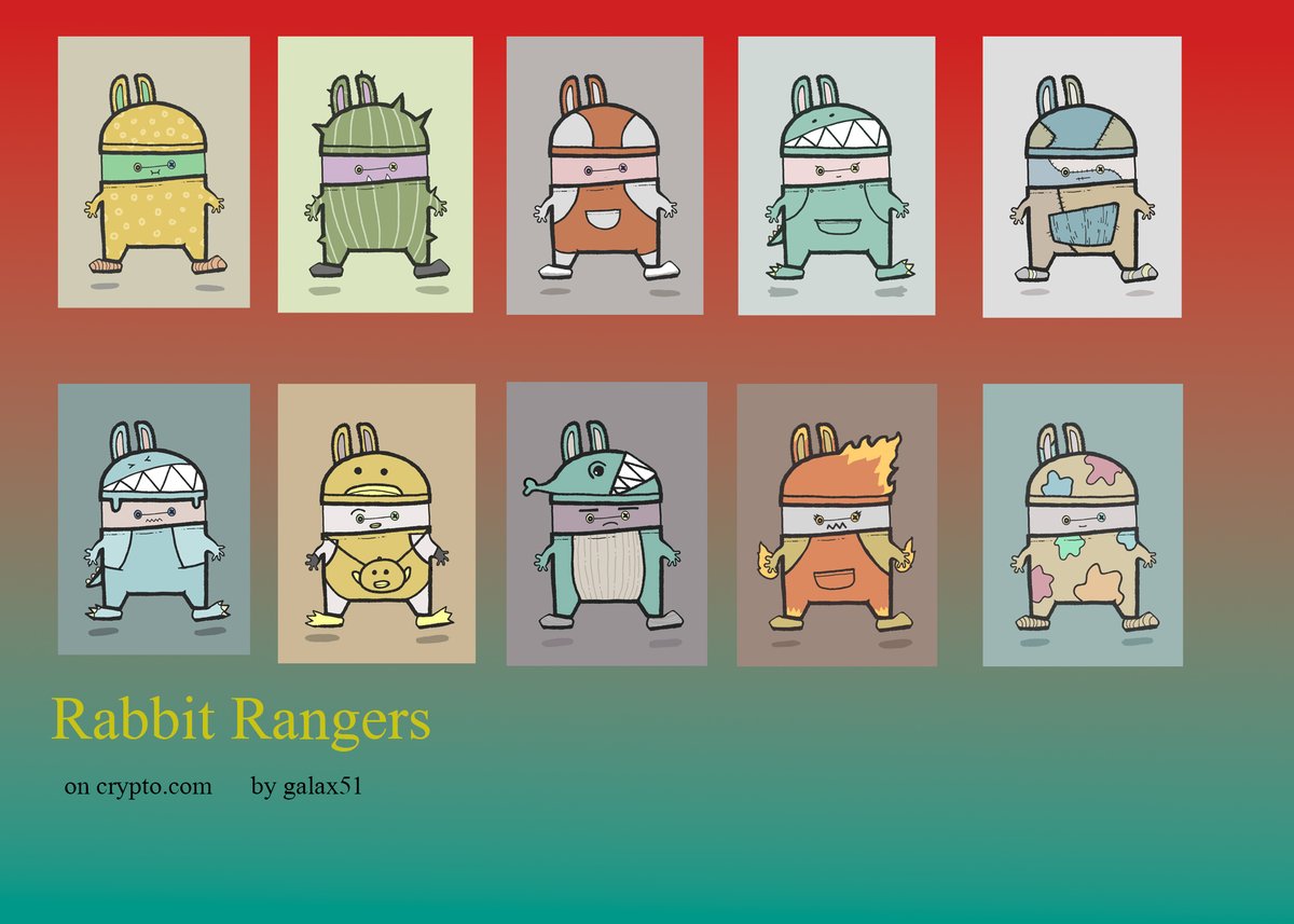 new drop rabbit rangers collection 
price $9-$15  on
crypto.com/nft/collection…

#NFTs  #NFTTHAILAND  #NFTCommmunity  #NFTThaicommunity