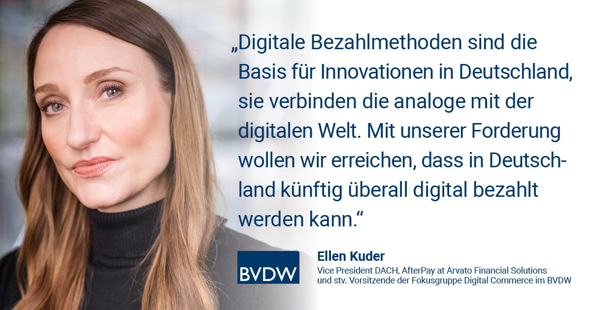 Eine Akzeptanzpflicht digitaler Zahlungen ist für die deutsche Wirtschaft unerlässlich, um wettbewerbsfähig zu bleiben.
Im Positionspapier erfährst Du, welche Vorteile diese Pflicht hätte &amp; welche Handlungsempfehlungen wir der Politik geben: bit.ly/3IUqrBN
#Commerce