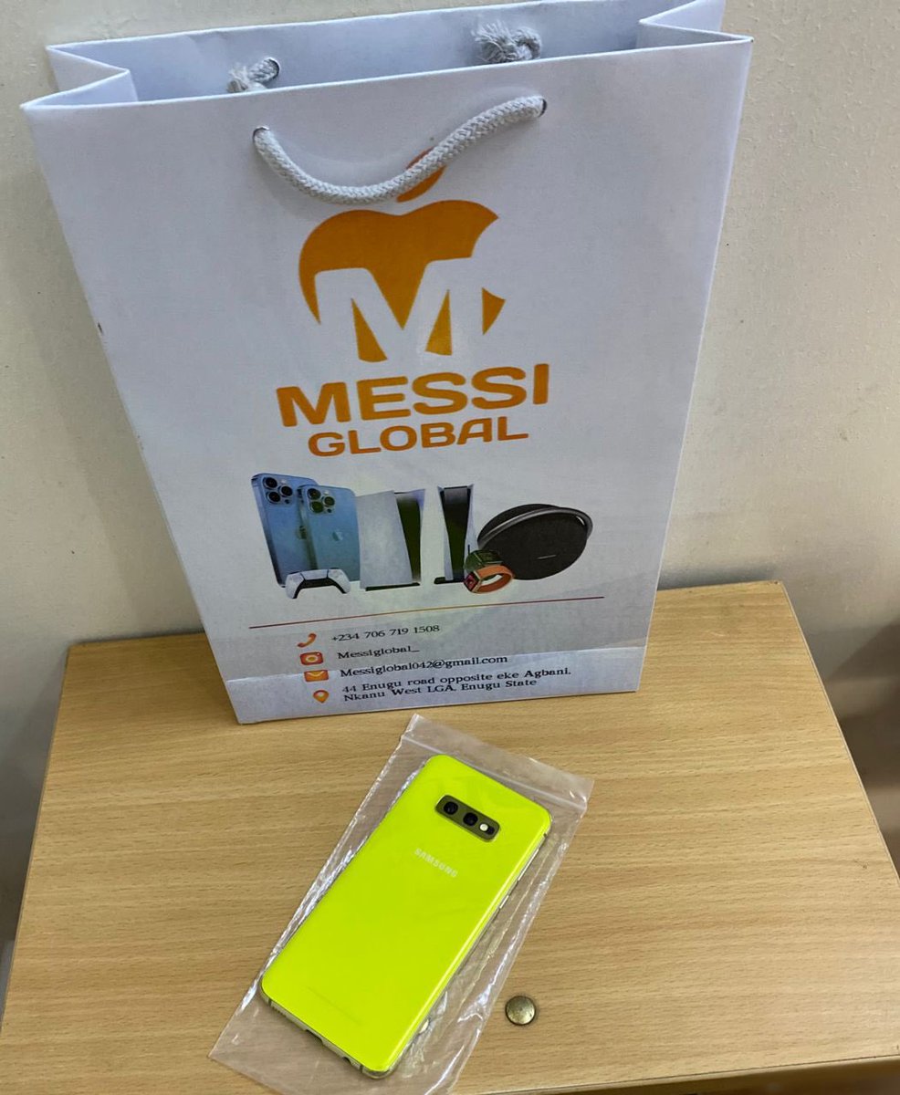 messiglobal_'s tweet photo. Samnsung S10e 128gb available ✅😇 https://t.co/vjLxFcq0Lo