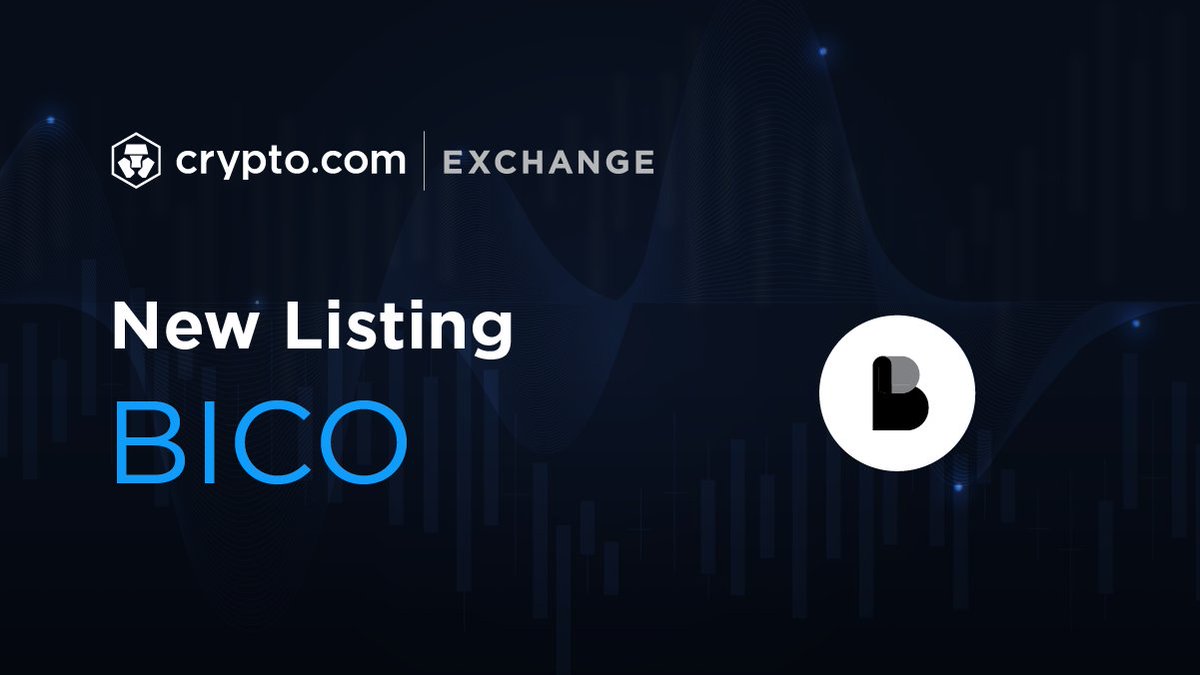 Crypto.com Exchange lists BICONOMY $BICO.

Trade the #BICO #USDT pair now. 

Sign Up 👉crypto-exchange.onelink.me/E54m/6cf81eb9