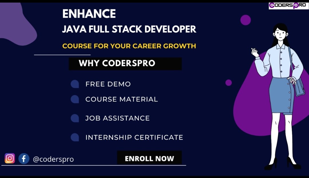 codersprotech's tweet image. ENHANCE JAVA FULL STACK DEVELOPERS 
COURSE FOR YOUR CAREER GROWTH 
#developer #coding #Java #Course #Bangalore #Chennai #FreshWords