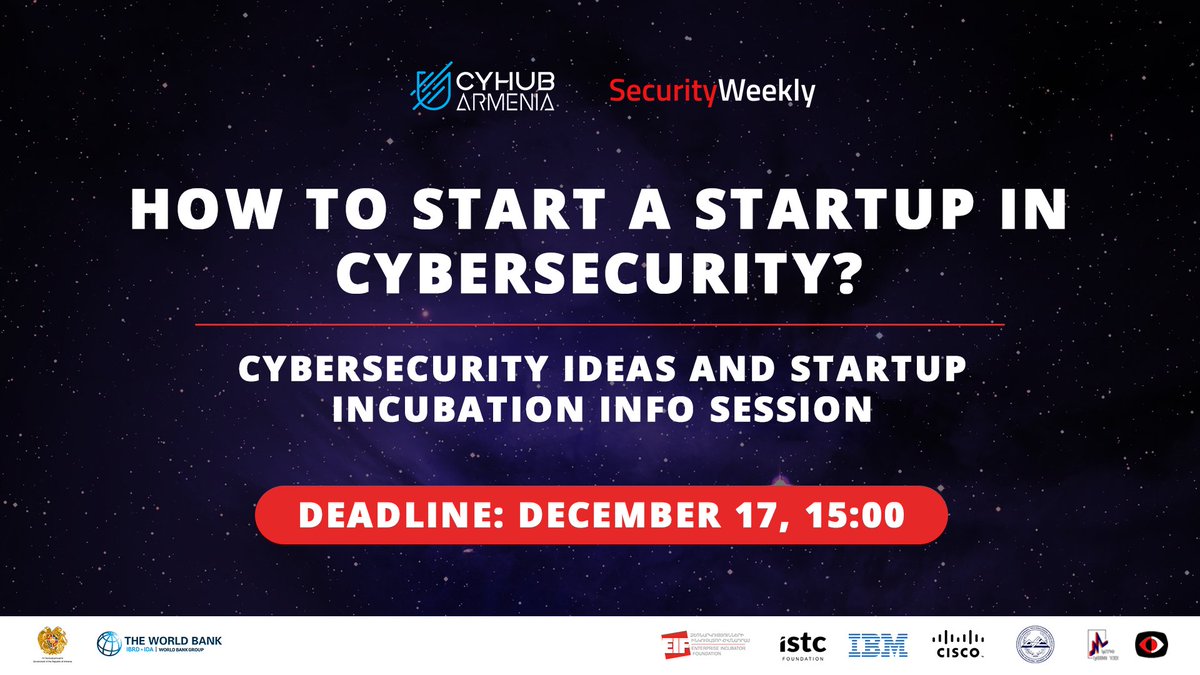 CyHub Armenia- EIF Cybersecurity Initiative tweet media