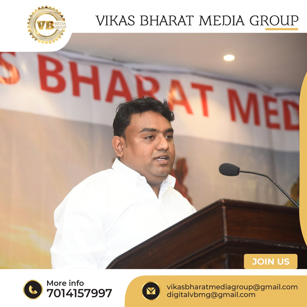 vbmg_india's tweet photo. Sharing our pre-launch event pictures with you all today. Our visionary founder Vikas Gupta and our state channel head Saurabh Purohit inspired everyone while shedding light on the company’s vision with its principles and goals.
#VBMG #vbmgindia #vikasbharatmediagroup #VBmedia https://t.co/OY0YCpoIew