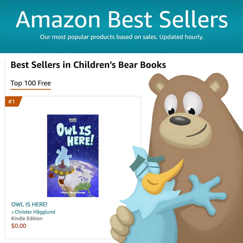 Space_Yoghurt's tweet photo. OWL IS HERE got to the first place! Big thanks to all how read the book. Please leave a review. Love to hear what you think. :)
#amazon #kindle #ebook #great #childrensbooks #kid #weekend #read #amazonbestsellers #bestseller #bear #book https://t.co/Jb5efBkm57