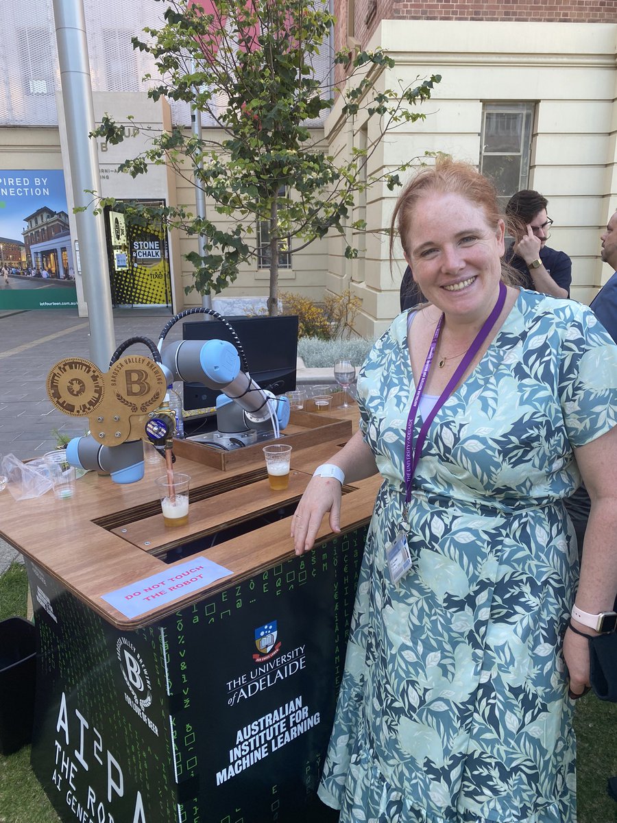 KathyNicholson1's tweet photo. It’s official the “Rodney” AI2PA has been launched. A collaboration between @TheAIML and @BarossaBeer to create a world first AI beer #yummy. #fruityIPA @LotFourteen https://t.co/VcrpHIixuc