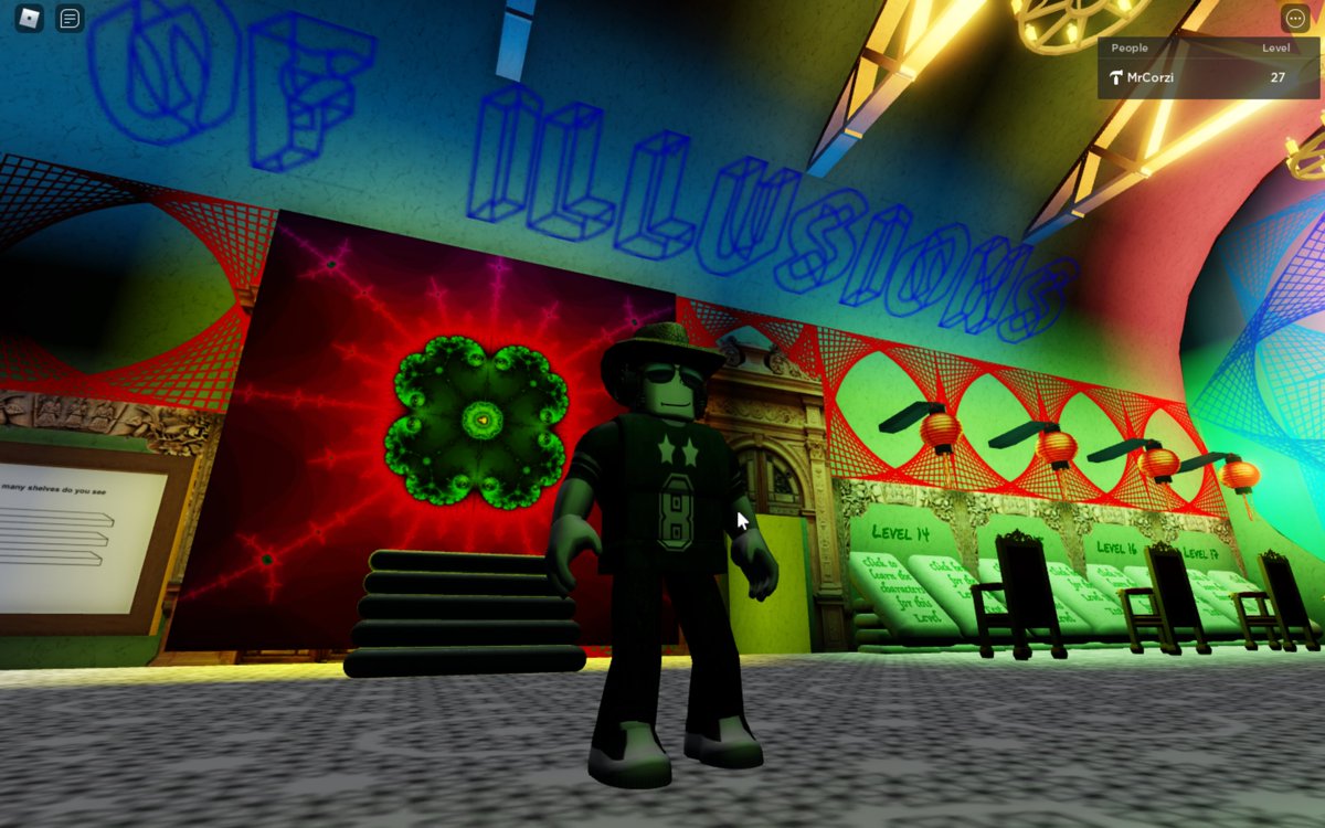 Corzi's tweet photo. Visit the Great Hall of Characters on #Roblox to work through 27 Levels of #ChineseCharacters in the #Heisig order. See amazing #OpticalIllusions in the upper Hall of #Illusions with stunning #Mandelbrot art surrounding you.
Roblox can be #Educational.
https://t.co/kXx3nP9LBM https://t.co/1bmCE0h4q3