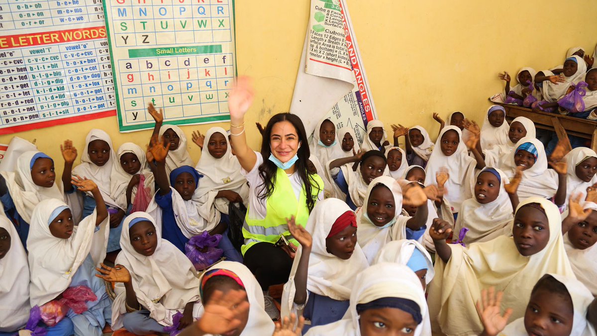 WDBFOUNDATION's tweet photo. WDBF Team in NIGERIA! 🇳🇬
Here are some shots of our amazing President @zeinaammar in Nigeria visiting our schools there that have become home to 10,000 children. More snippets of this overwhelmingly beautiful experience soon.
Our hearts are beyond full ❤️
#nigeria #wdbf https://t.co/Zc7AJ8zYbY