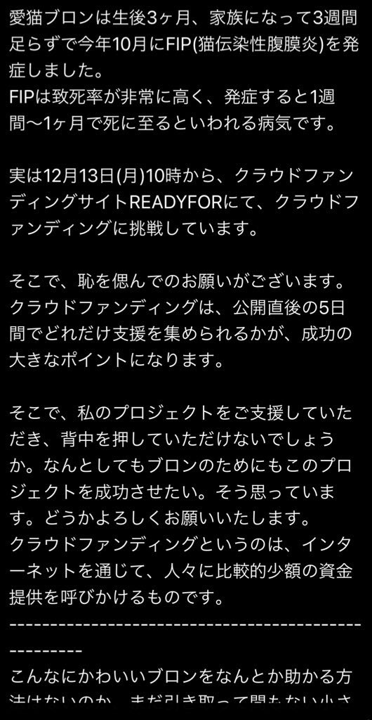 blanc0630's tweet photo. 僕の家族を助けたい。
ここには書ききれないので画像で失礼します。
そしてRTで拡散していただけたらありがたいです。
どうかよろしくお願いいたします。

#ブロンFIP
#猫との生活 
#猫好きさんと繫がりたい 
#FIP闘病中 
#拡散希望RTお願いします https://t.co/F8EYw9fGEq