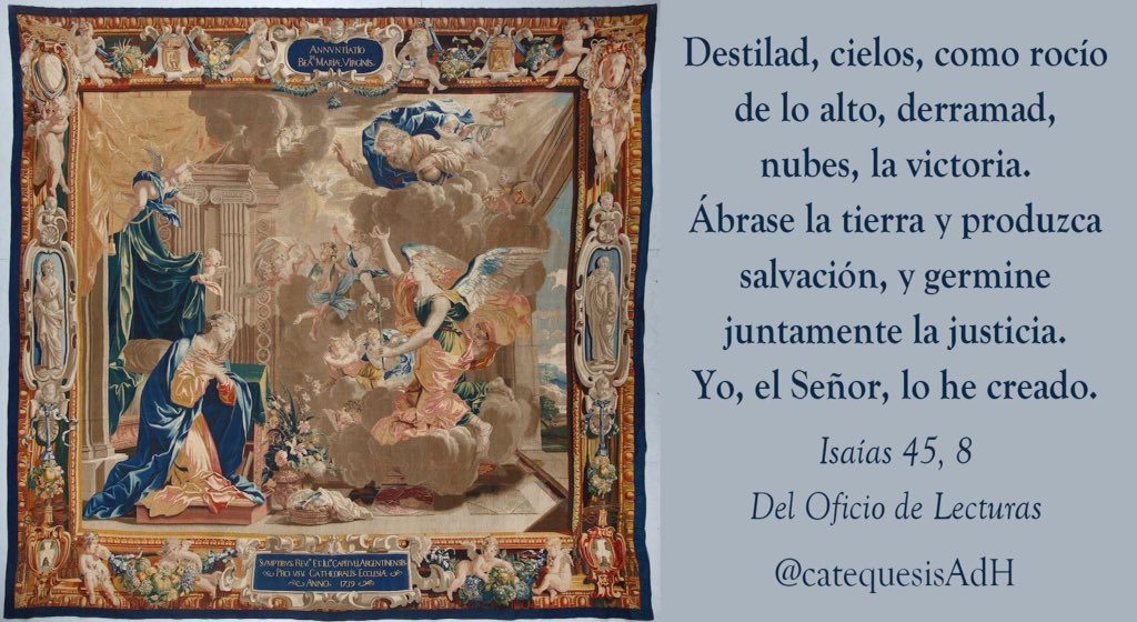 inicristianaadh's tweet photo. #Miercoles16 #IIIAdviento #LecturaDelDia #Isaias45 #RorateCaeli #CielosLloved #Esperanza #Salvacion https://t.co/3tCpFyU7CY