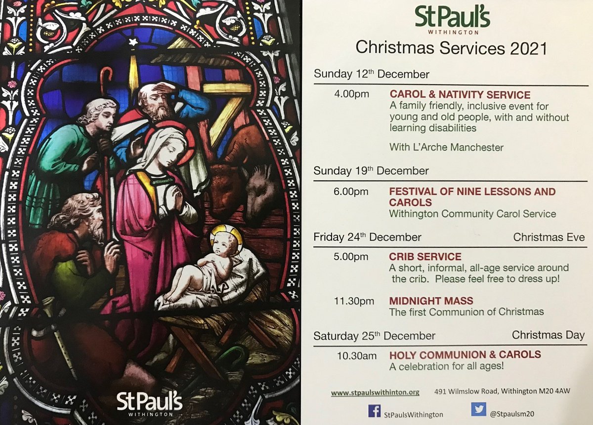 StWithington's tweet photo. We've been busy getting ready for Christmas in #Withington why not come &amp; join us - everyone is welcome https://t.co/VRDY3v9HDZ