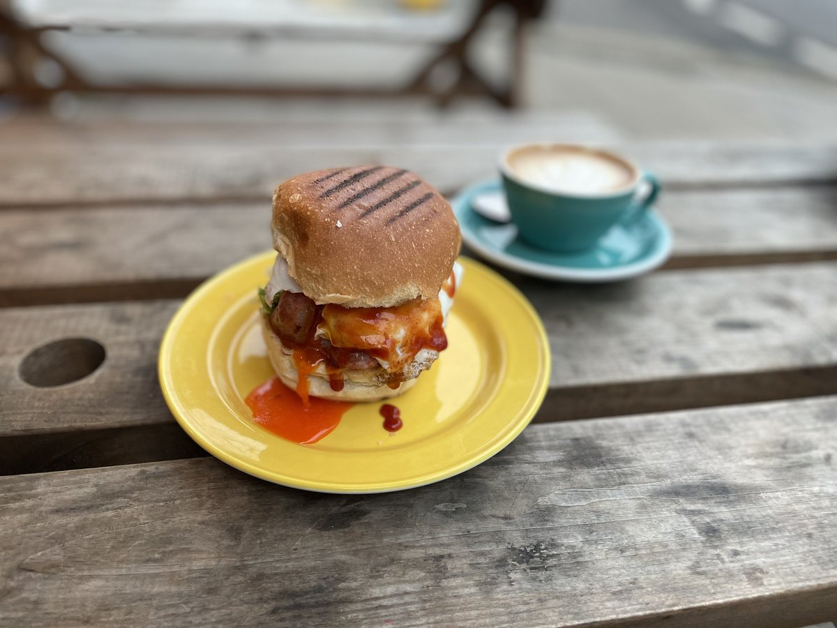 Dishoom (@dishoom) on Twitter photo Yesterdays bacon and egg sandwich was so good that I’m back here again <a href="/CricksCorner/">Cricks Corner</a>. This one has some chilli sauce and some peas in it (as a more eco avocado substitute). Tucking in now…. (@marcusbrig) Yesterdays bacon and egg sandwich was so good that I’m back here again <a href="/CricksCorner/">Cricks Corner</a>. This one has some chilli sauce and some peas in it (as a more eco avocado substitute). Tucking in now…. (@marcusbrig)