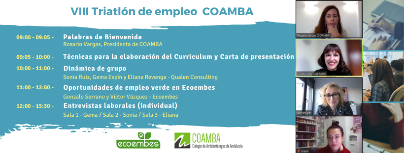 coambaoficial's tweet photo. 🆕#TriatlónEmpleo provechosa jornada de #OrientaciónLaboral personalizada para superar un proceso de selección, mejorando la empleabilidad #Curriculum #CartaPresentación #EntrevistaLaboral
👥 Organizado con @ecoembes_com
🗨️Bienvenida de @RV_Pac y el equipo de #Qualen
#SomosCOAMBA https://t.co/CVjRIWDFO7