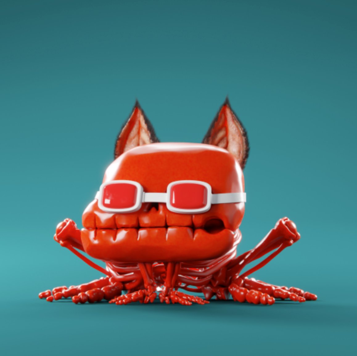 Awww, my little sidekick in the Suckerverse <a href="/crypto_suckers/">CryptoSuckers</a> ♥️ <a href="/CROAKZ_/">CROAKZ</a> Will name you BLOO 🩸 #nft