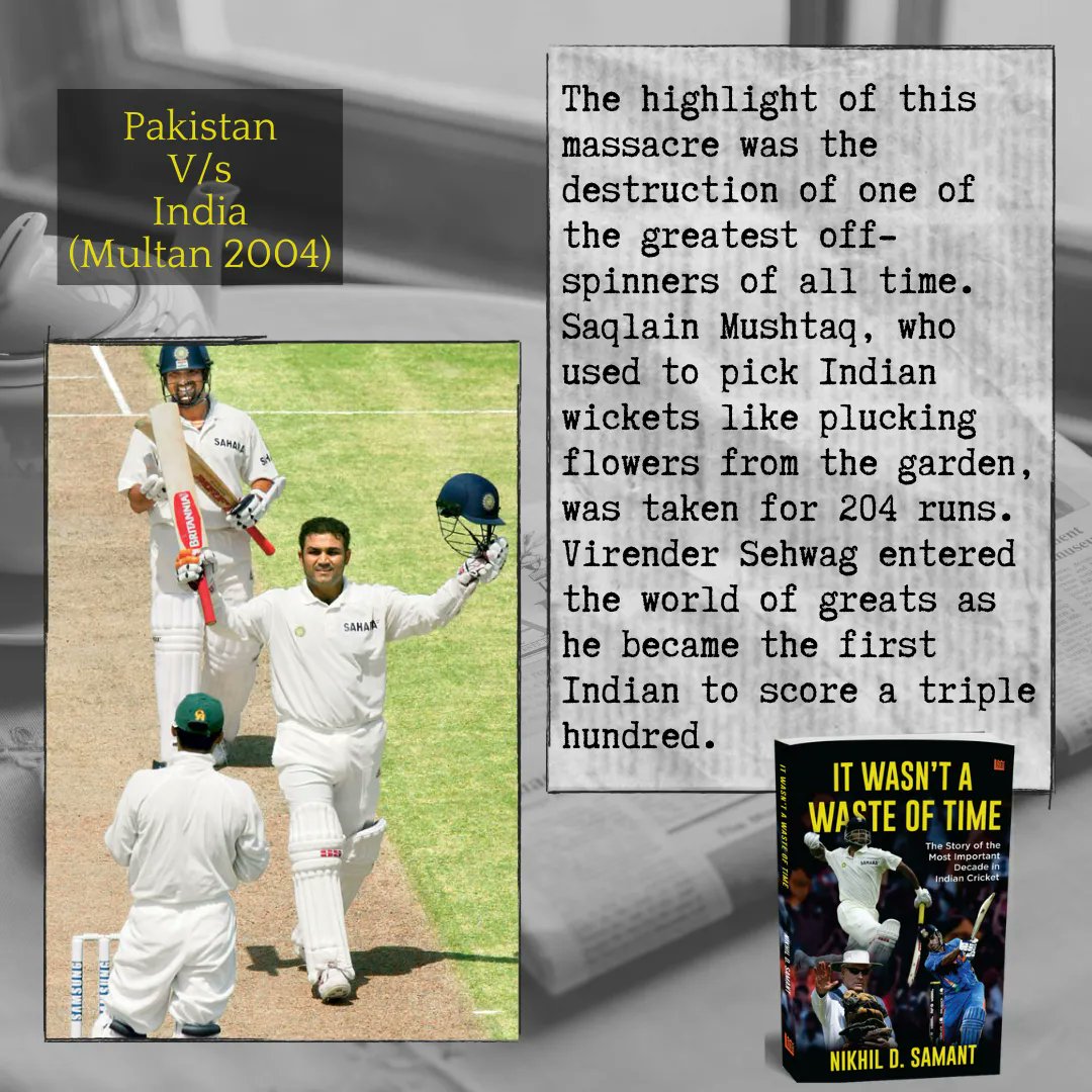 authorndsamant's tweet photo. Multan ka Sultan! @virendersehwag 

Get your copy at : https://t.co/wYF1Q9VpRz @Leadstart_P 

#AuthorNikhil #AuthorNDSamant #Cricket #TeamIndia #India #Pune #Book #Author #BCCI  #itwasntawasteoftime #Trending  #Publications  #Leadstart #virendersehwag https://t.co/FhPXqyiWUi