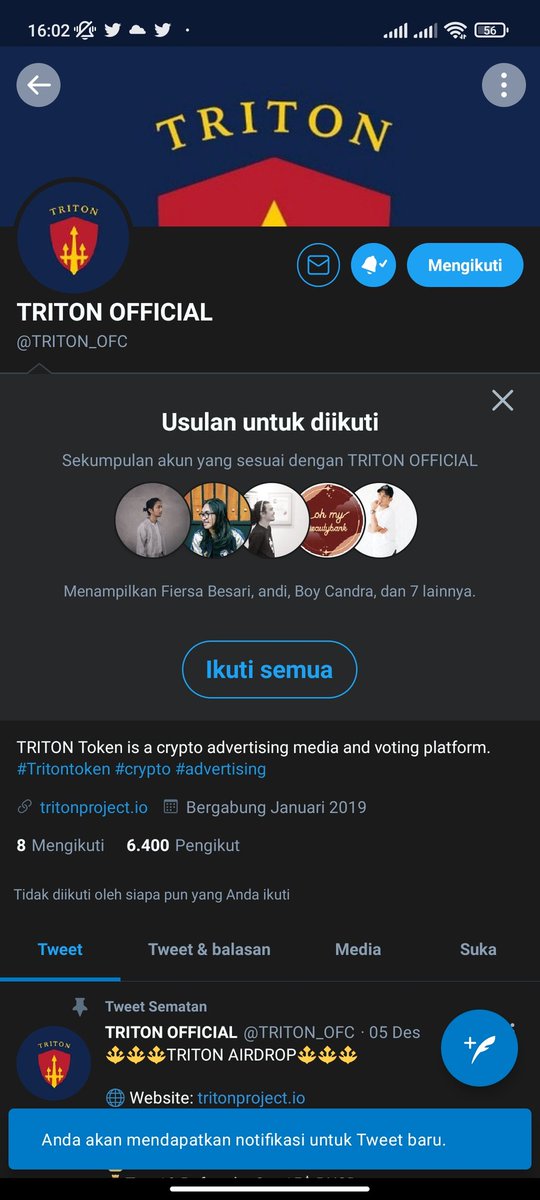 alihisap's tweet photo. @chitaglorya__ @TRITON_OFC @realliq_io Done wish me luck🤲😇 https://t.co/m7ZD9IOke6