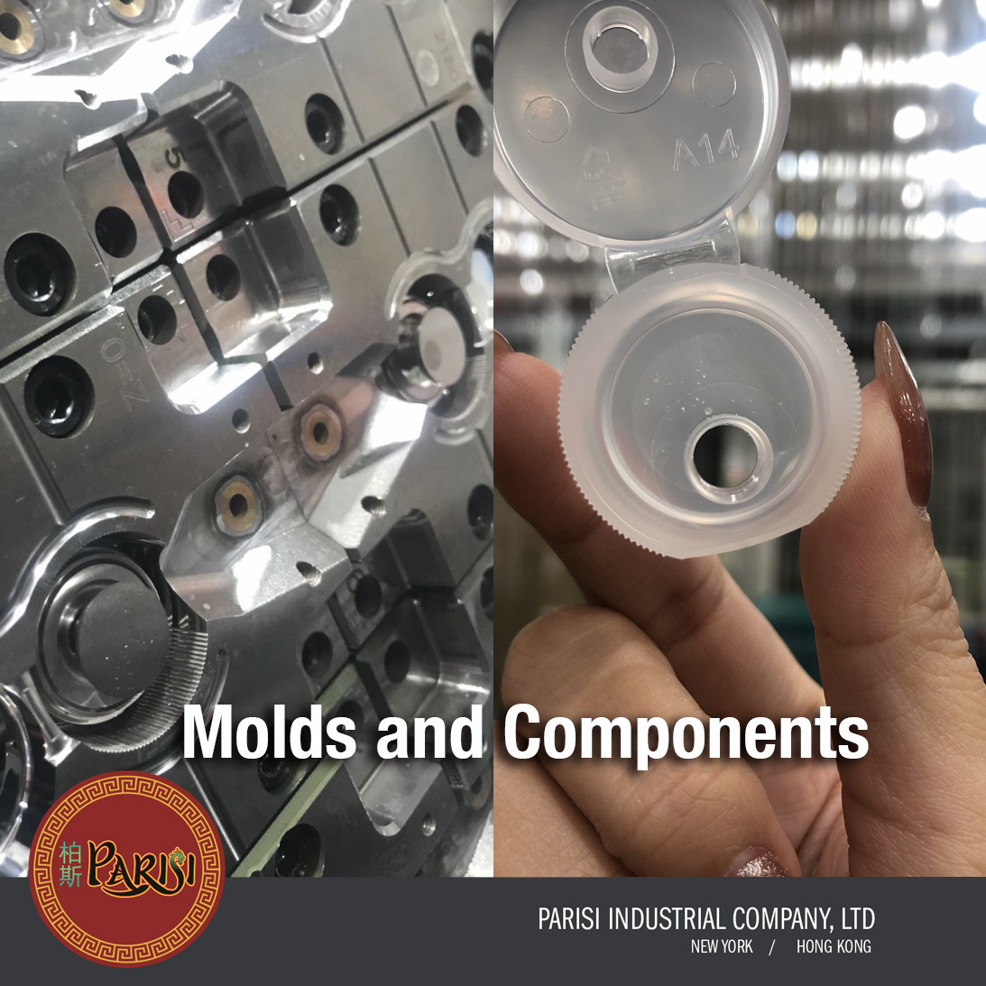 We’ve produced thousands of MOLDS and hundreds of millions of COMPONENTS for medical, pharmaceutical, nutraceutical, aerospace, telecommunications, industrial, packaging, and more.
For an order of one… or an order of millions…
parisiindustrial.com.hk
#plasticparts