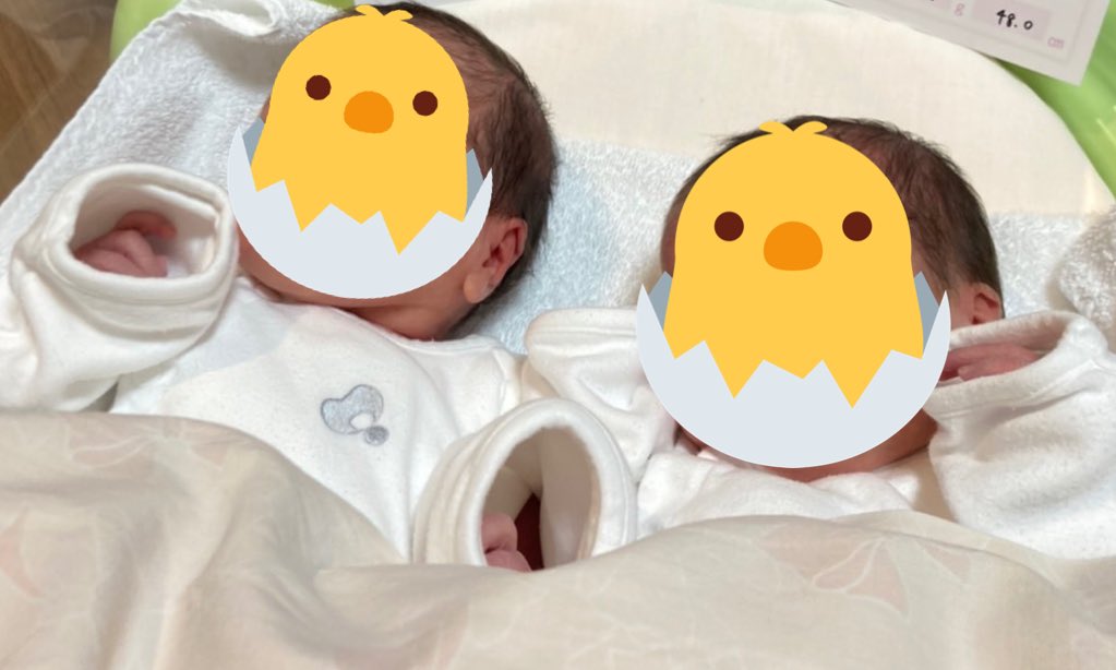 micro_wall's tweet image. ようこそ世界へ

12月14日、37週5日目にて
長女2906g  48cm
次女2676g  48cm

無事に産まれました。
ここまで育った双子ちゃんと育て守った妻には感謝しかありません