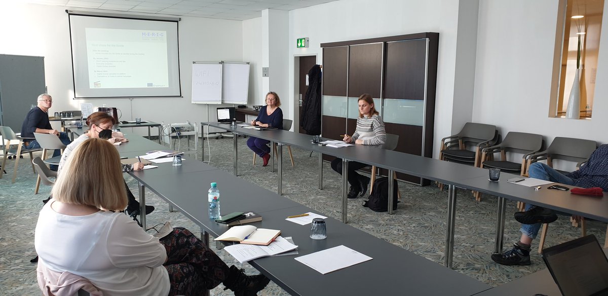 WAATproject's tweet photo. @WAATproject 3rd LTTA in Graz, Austria. Day 2: Working on our IOs 1 and 2. #ersmusplus #erasmusespaña #culturalheritage #heritage https://t.co/53pGwg9BMb