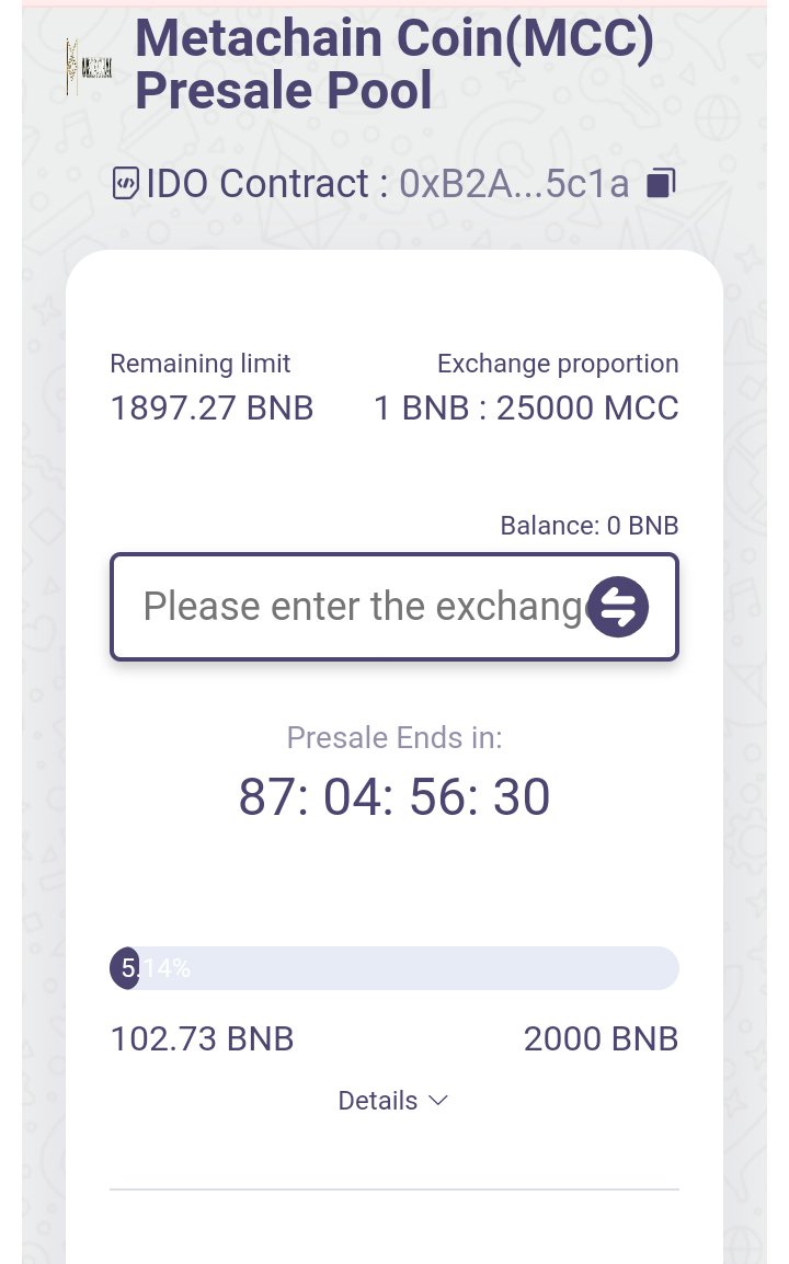 Metachain Blockchain tweet media