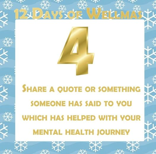 ReDISCOVPeakers's tweet photo. #PeakersLightTheHolidays #12DaysofWellmas
We all do it, scroll through our phones looking at endless quotes and BAM! That one quote hits you and things just seem to click or make you feel that little bit better.
Let us know what helped you in your journey and share it with us ❤ https://t.co/g2EA8OOZIS