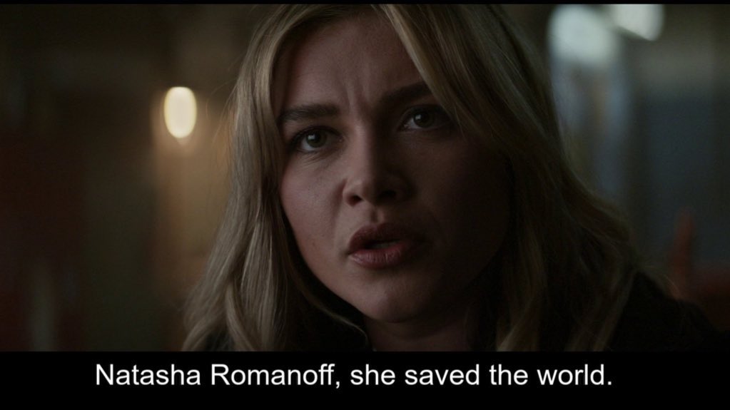 bestofpugh's tweet photo. YOU TELL HER YELENA. #Hawkeye https://t.co/ySRpGawxlz