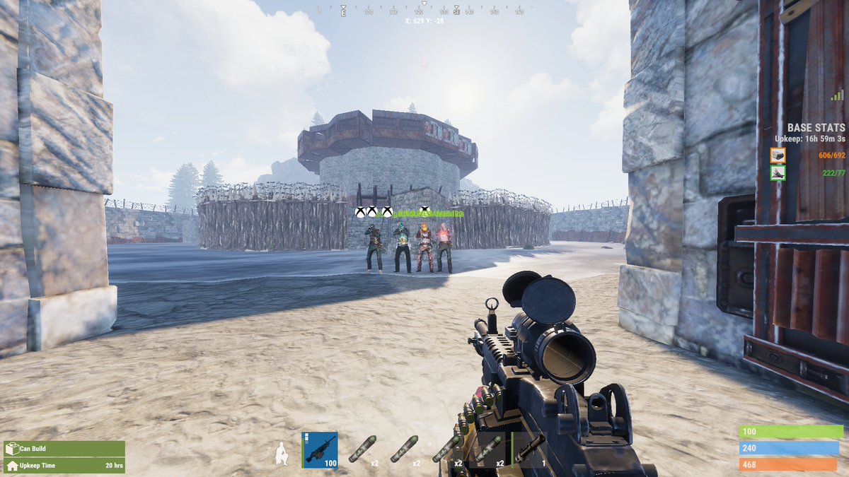 jesse_shigami's tweet image. Me and the boys ready for a raid #rustconsole #theboys #rustraid #rust