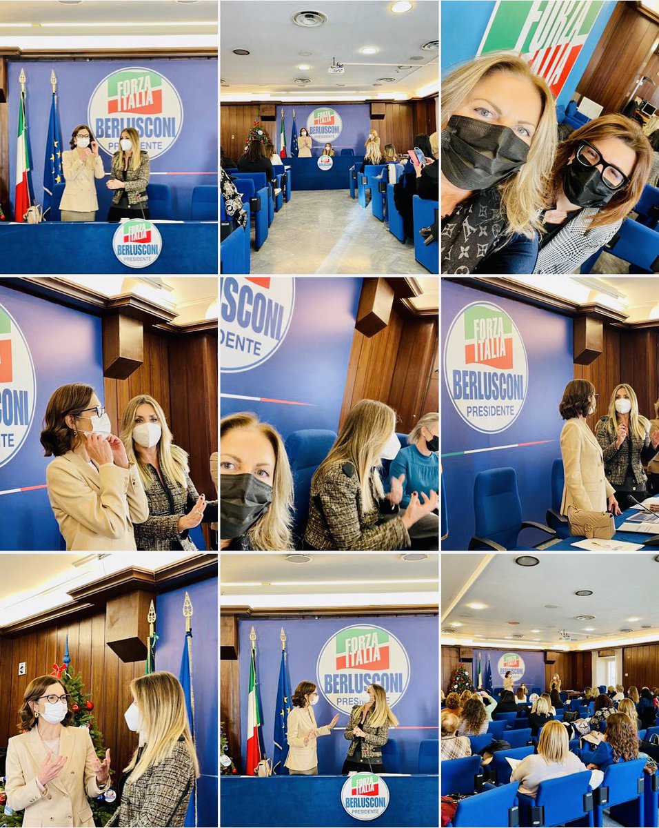 Adesso riunione con le coordinatrici regionali di Azzurro Donna 🇮🇹 
<a href="/msgelmini/">Mariastella Gelmini</a> #catiapolidori <a href="/AzzurroDonnaFI/">Azzurro Donna FI</a> #azzurrodonna <a href="/forza_italia/">Forza Italia</a> <a href="/GruppoFICamera/">Gruppo FI Camera</a> <a href="/GruppoFISenato/">Senatori Forza Italia</a>